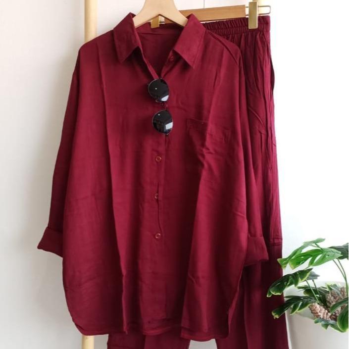 one set POLOS premium hq/stelan jumbo/super adem - Gambar 5