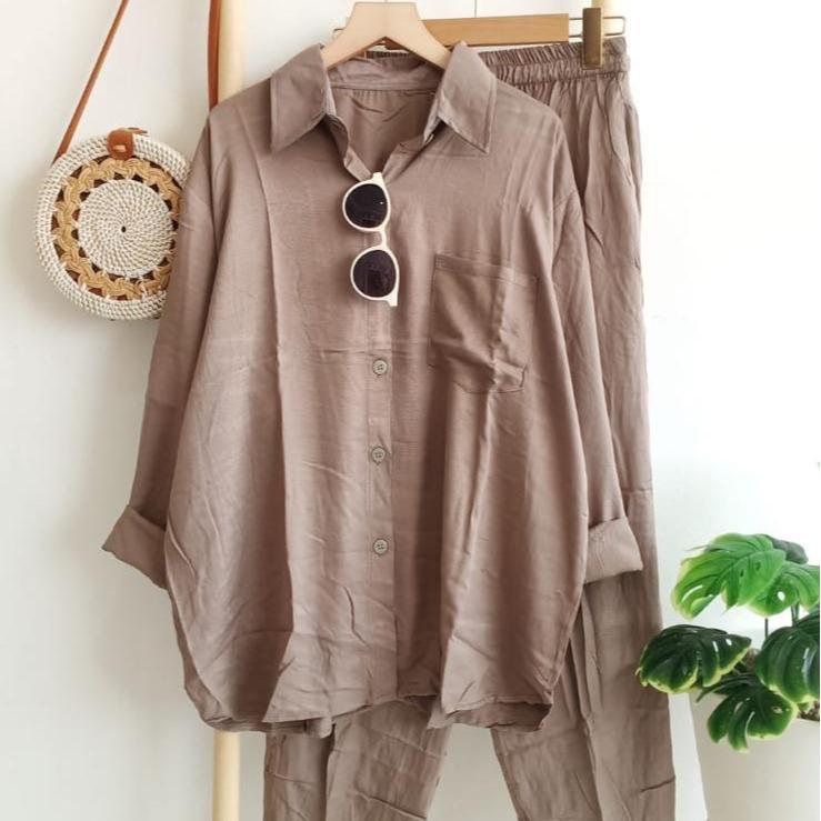 one set POLOS premium hq/stelan jumbo/super adem - Gambar 9