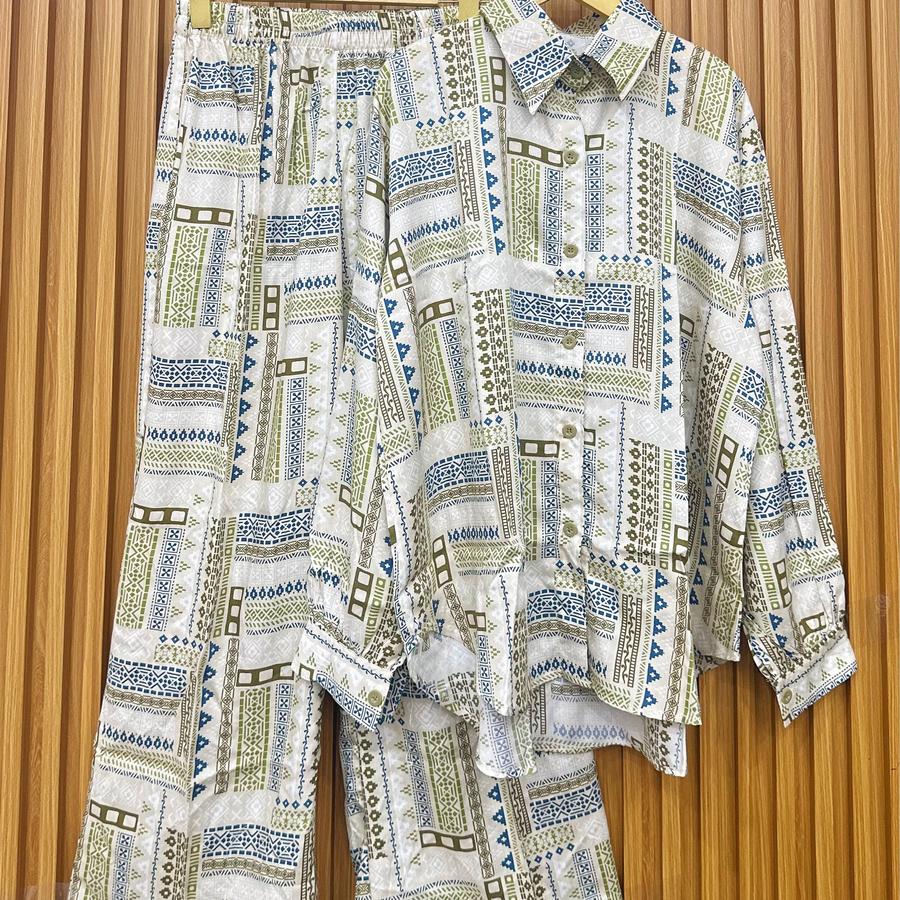 SETELAN KEMEJA MOTIF VIRAL/OUTFIT DAY PREMIUM/RAYON PREMIUM - Gambar 7