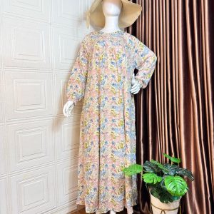 LONG DRESS BABY DOLL PREMIUM/GAMIS RAYON ABAYA