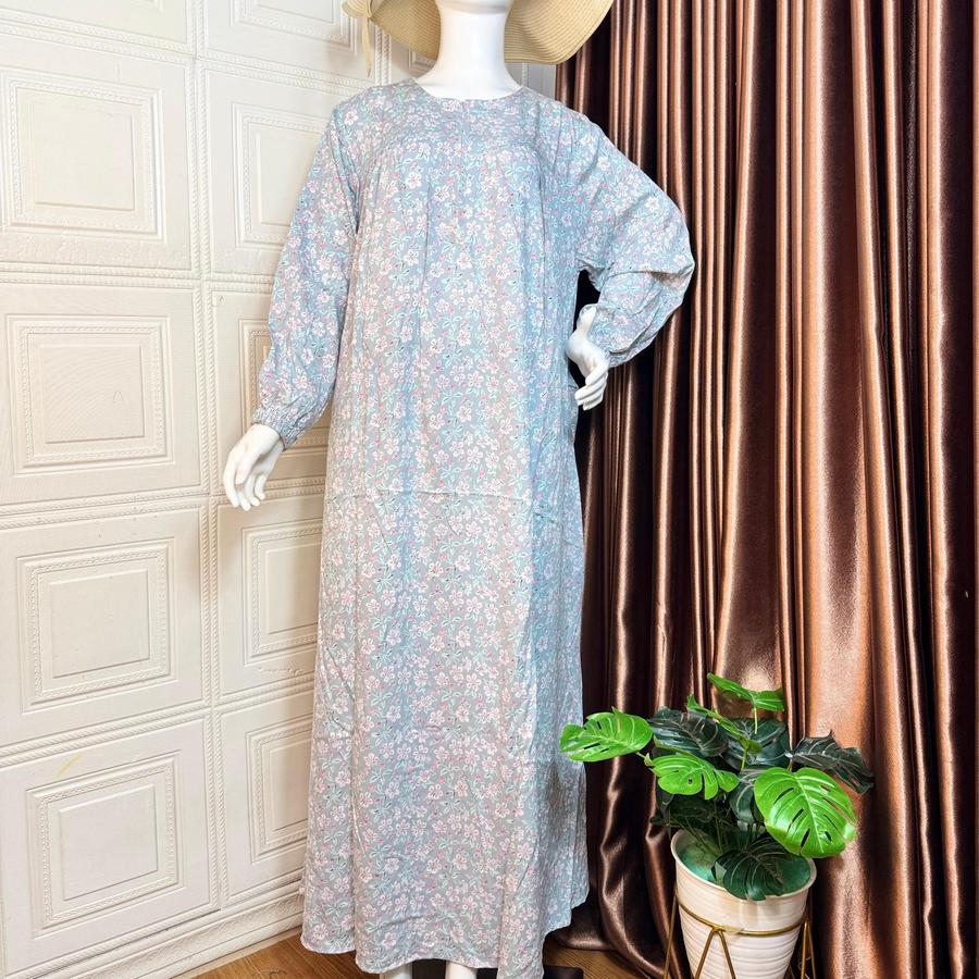 LONG DRESS BABY DOLL PREMIUM/GAMIS RAYON ABAYA - Gambar 3