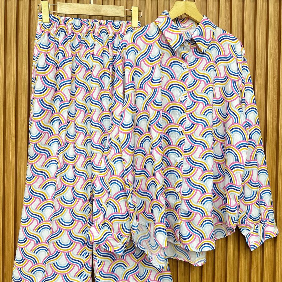 SETELAN KEMEJA MOTIF VIRAL/OUTFIT DAY PREMIUM/RAYON PREMIUM - Gambar 6