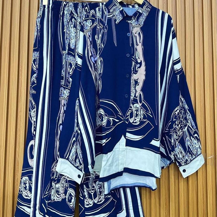 SETELAN KEMEJA MOTIF VIRAL/OUTFIT DAY PREMIUM/RAYON PREMIUM - Gambar 3