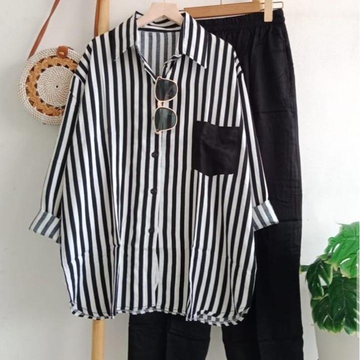 ONESET kekinian / rayon twill premium hq/one set jumbo/super adem - Gambar 6