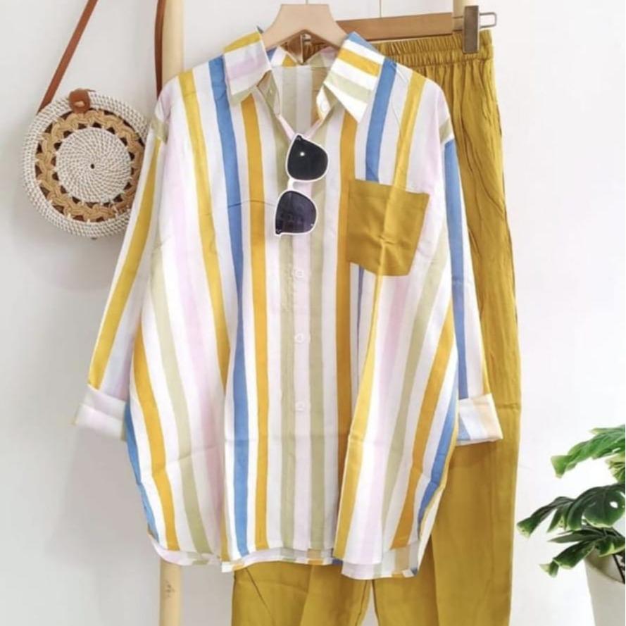 ONESET kekinian / rayon twill premium hq/one set jumbo/super adem - Gambar 5