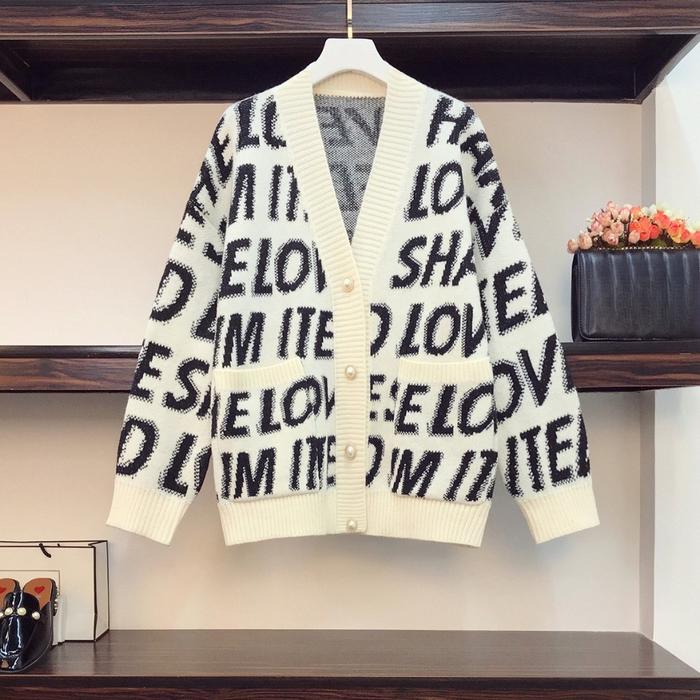 LC2108 Premium Kardigan Knit Fashion Korea Terbaru - Gambar 3