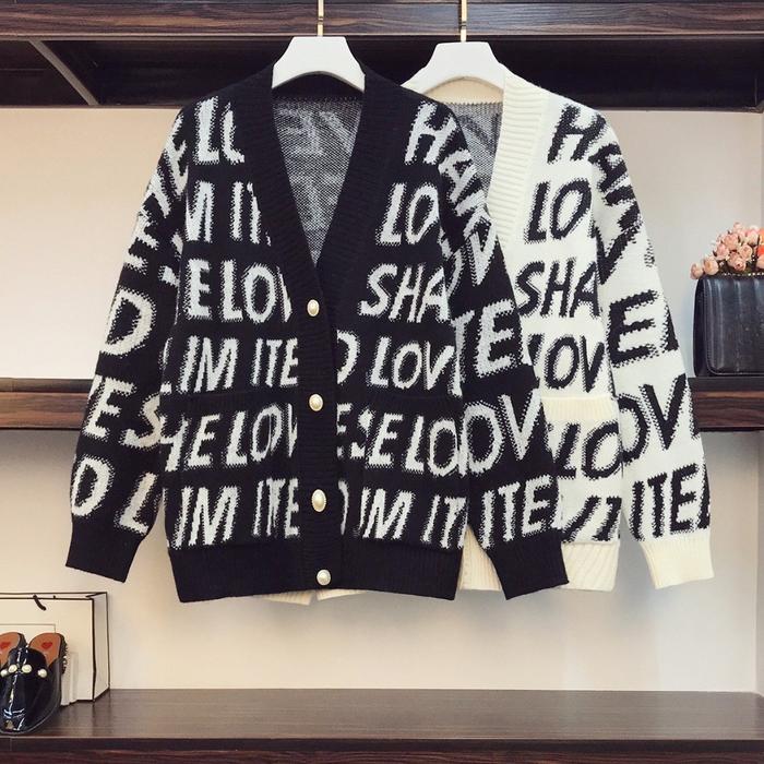 LC2108 Premium Kardigan Knit Fashion Korea Terbaru - Gambar 2