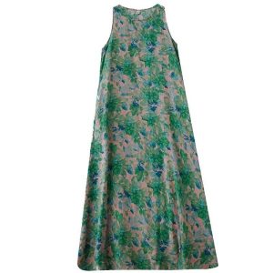 LC2340 Premium Oversized Dress Tipis Nerawang Floral Motif Bunga Fashion Retro Terbaru