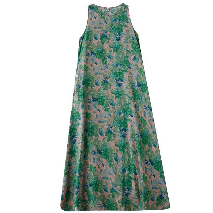 LC2340 Premium Oversized Dress Tipis Nerawang Floral Motif Bunga Fashion Retro Terbaru